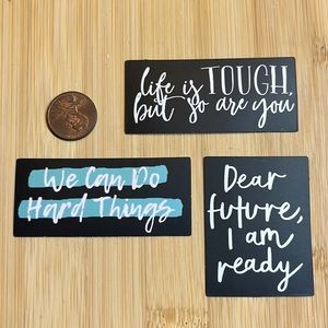 STICKERS DECORATE/PERSONALIZE items for cell phone, cups, coolers, water bottles